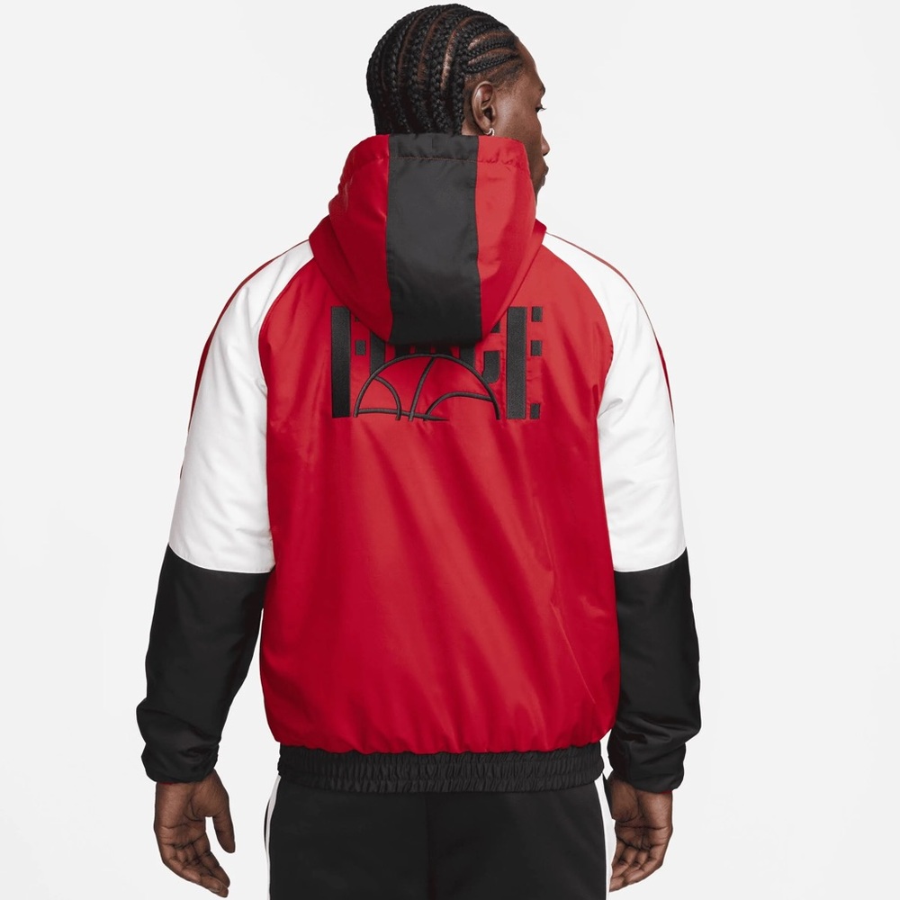 NEW NIKE Force DNA Basketball Red Hoodies Zip Up Jacket Men’s Size Small